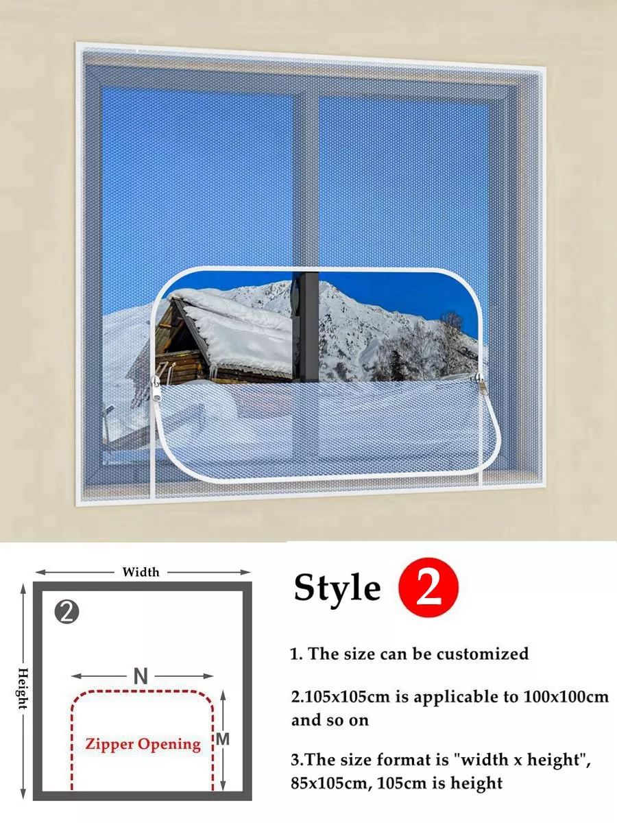 Winter Wrap Double Layer Windproof Self-Adhesive Zipper Film