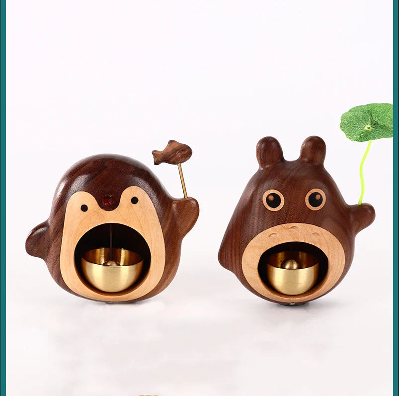 Wooden Penguin Cute Doorbell - Image 4
