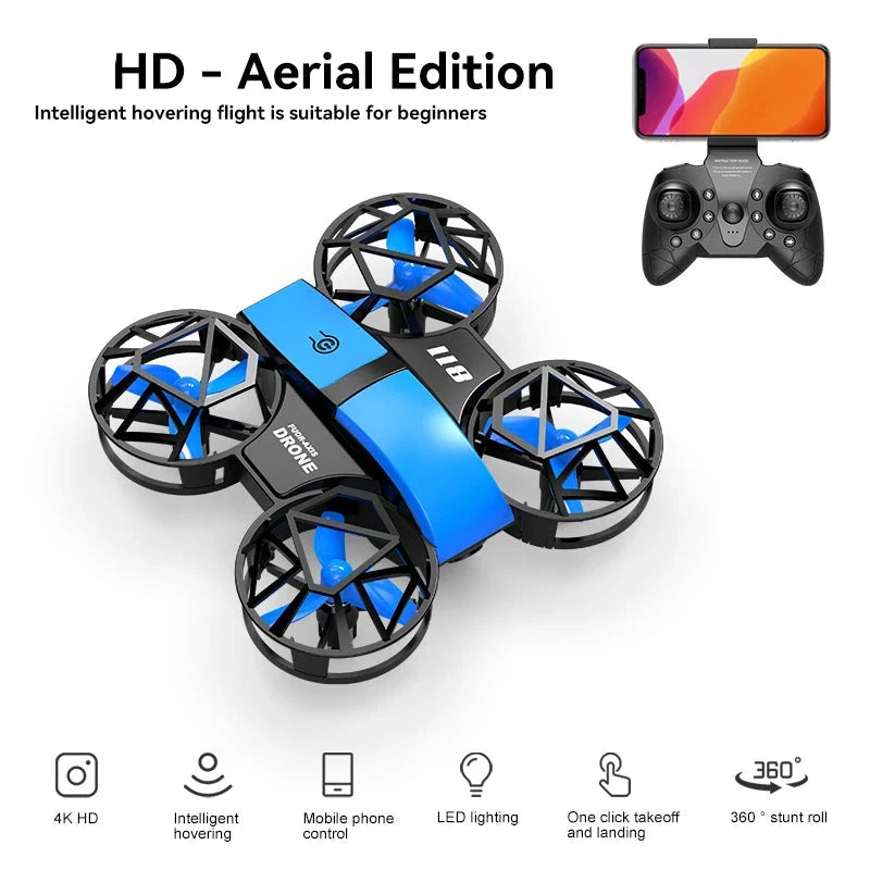 Wide Angle Lens Fully Protected Aerial Photography Drone - Image 5
