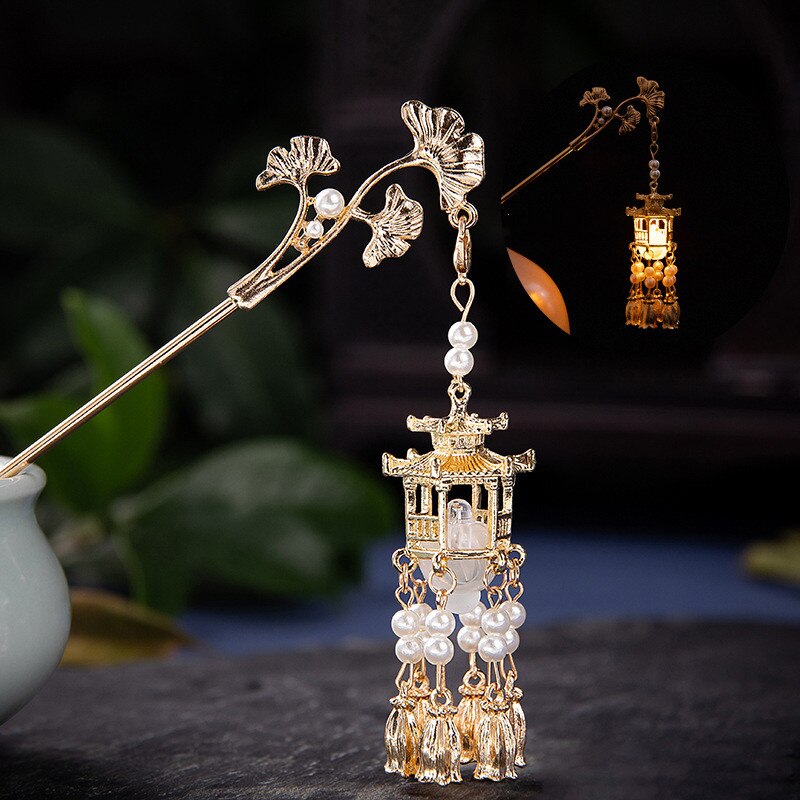 Ancient Style Lantern Hair Pins - Image 6