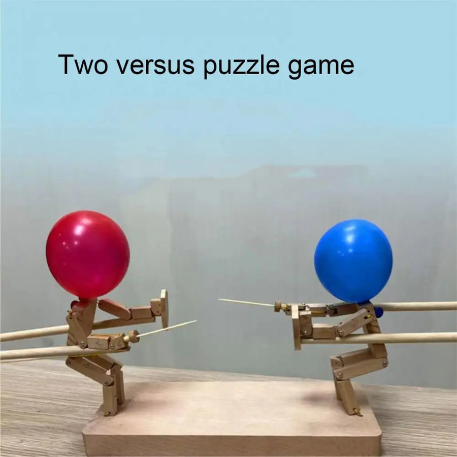 DIY Wooden Bots Battle Game Toy - Image 8