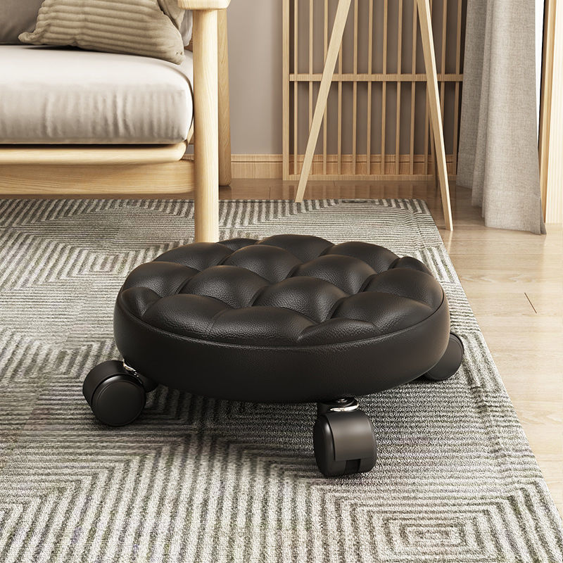 Elegant Creative Aluminum Alloy Lazy Home Low Stool - Image 0