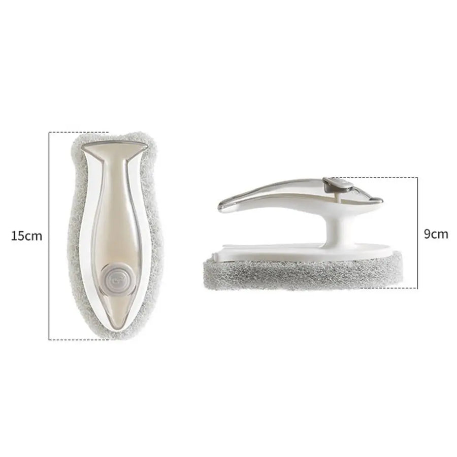 Soap Dispenser Dolphin-Shaped Kitchen Brush - Image 4