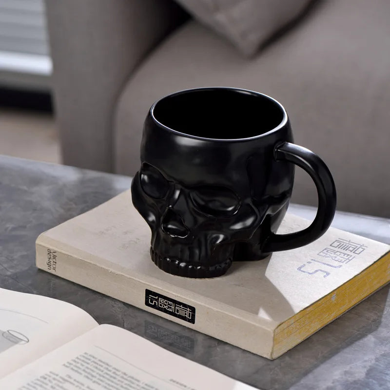 Spooky Skull Coffee Mug - Image 5