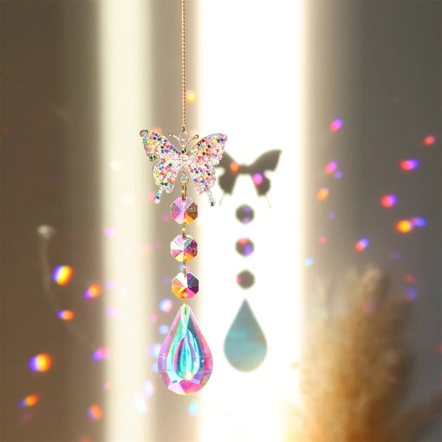 Radiant Moonlit Quartz Prism Suncatcher - Image 6