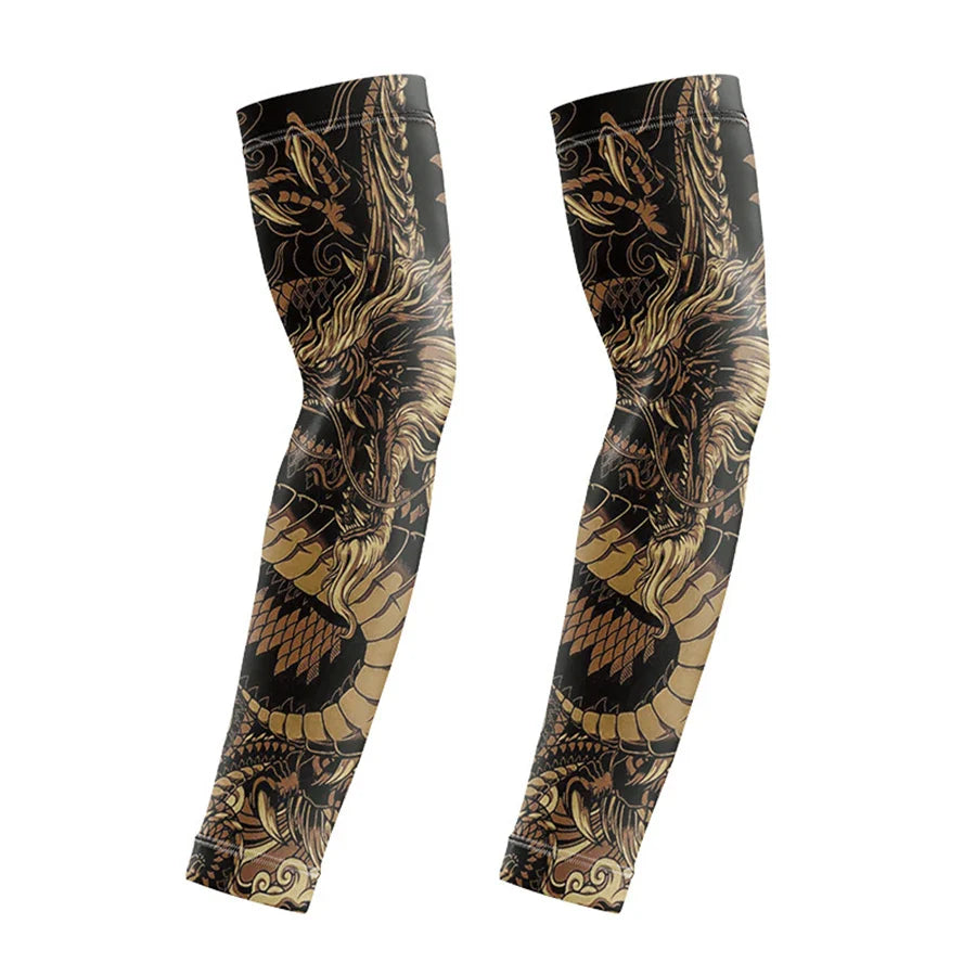 Wild Print Quick-Dry Cooling Arm Sleeves - Image 12
