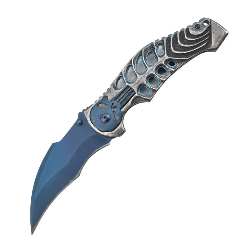 Tactical Nigh Skull Foldable Pocket Knife - Image 7