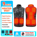 Hooded Heated Winter Camping Jacket