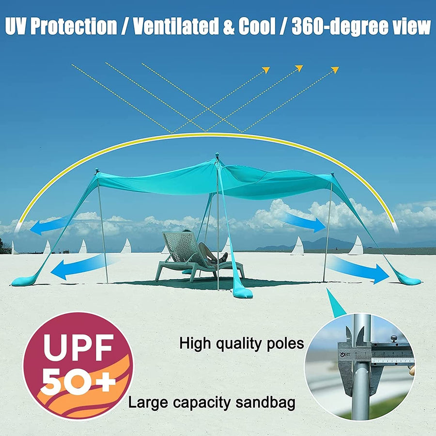 Coastal Comfort Sun Safe Family Size Canopy - Image 1