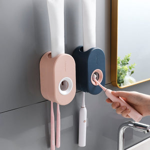 Elegant Wall-Mounted Toothpaste Holder Dispenser - Image 0