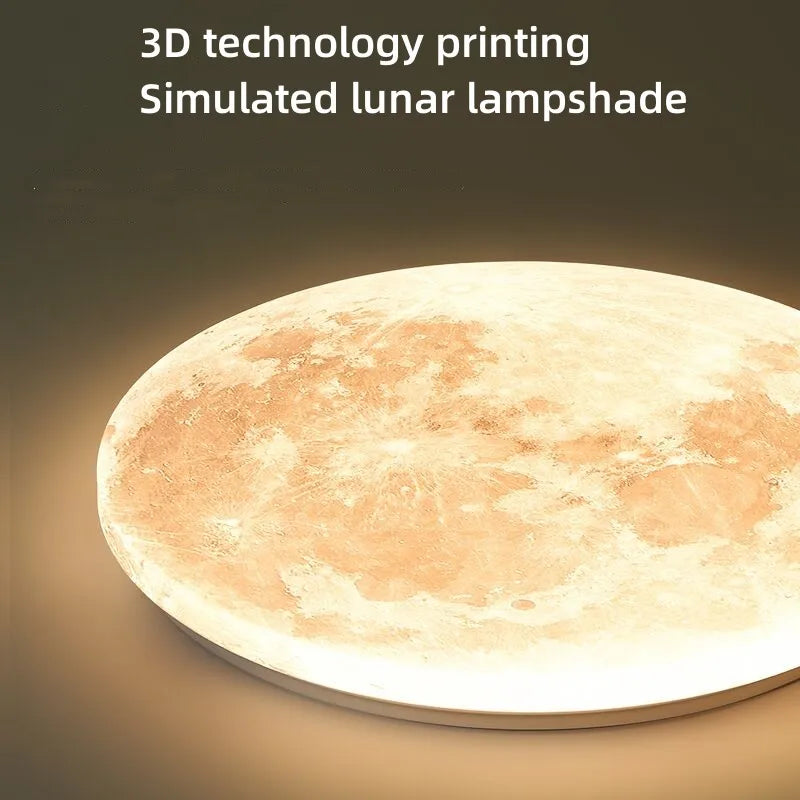 Moon Surface Artistic Modern Ceiling Lamp - Image 3