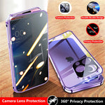 Invisible Shield Full Cover Anti-Peep PrivacyMagnetic Phone Case