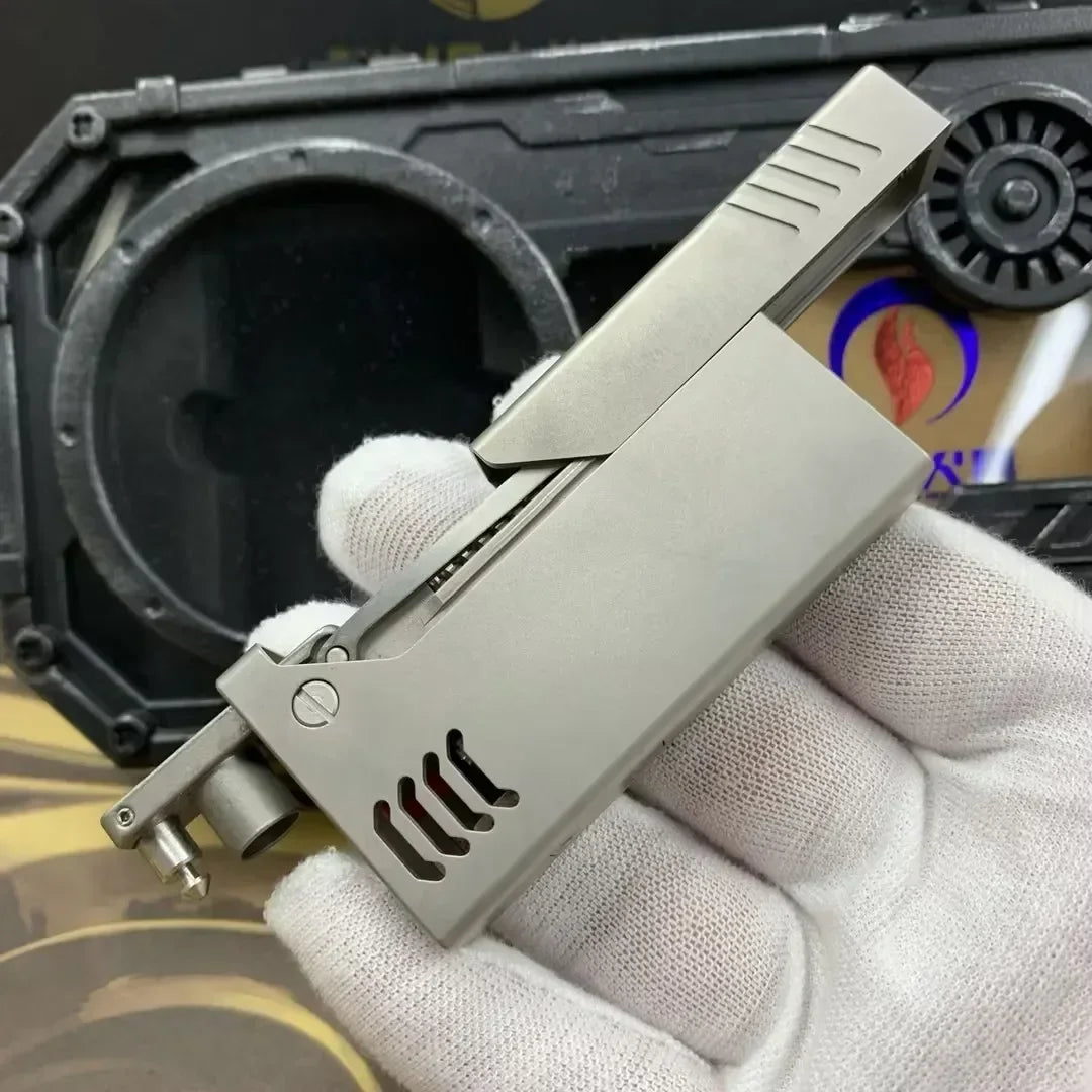 Mechanical Titanium EDC Stress Relief Lighter - Image 3