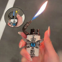 Angel Wings Vintage Double Flame Lighter - Image 0