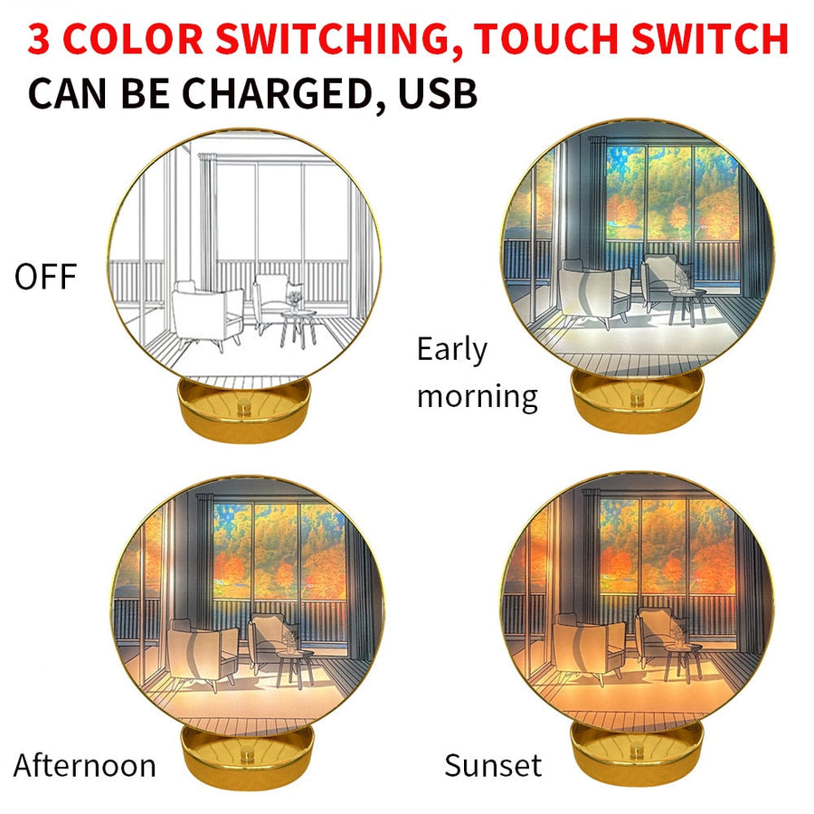 Creative Artistic Orb Painting Table Lamp - Image 8