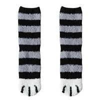 Plush Winter Cute Cat Paws Sock - Image 9