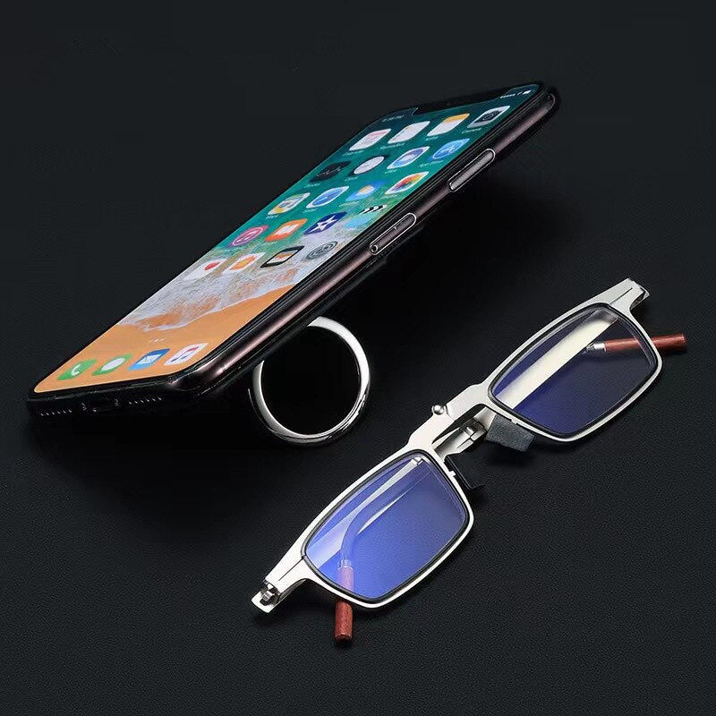 Sticky Storage Foldable Glasses Phone Holder Case