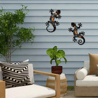 Artistic Mosaic Gecko Wall Decor - Image 5