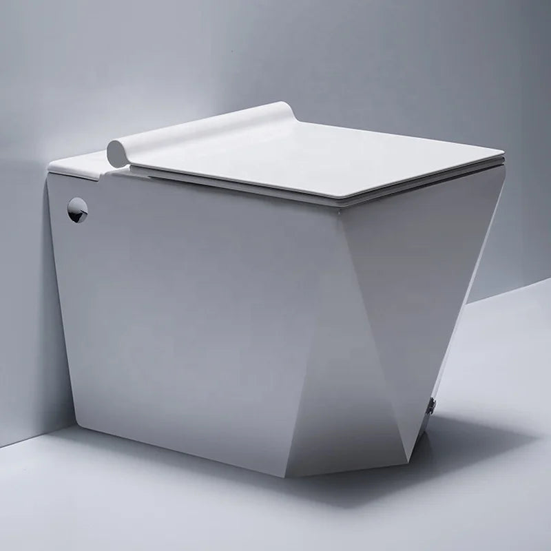 Geometric Edge Minimalist Intelligent Modern Toilet - Image 7