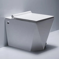 Geometric Edge Minimalist Intelligent Modern Toilet - Image 7