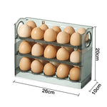 Automatic Flip Egg Storage Rack