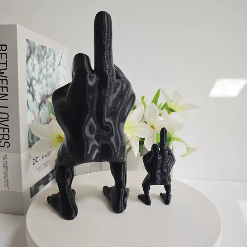 3D Printed Middle Finger Funny Decor - Image 3