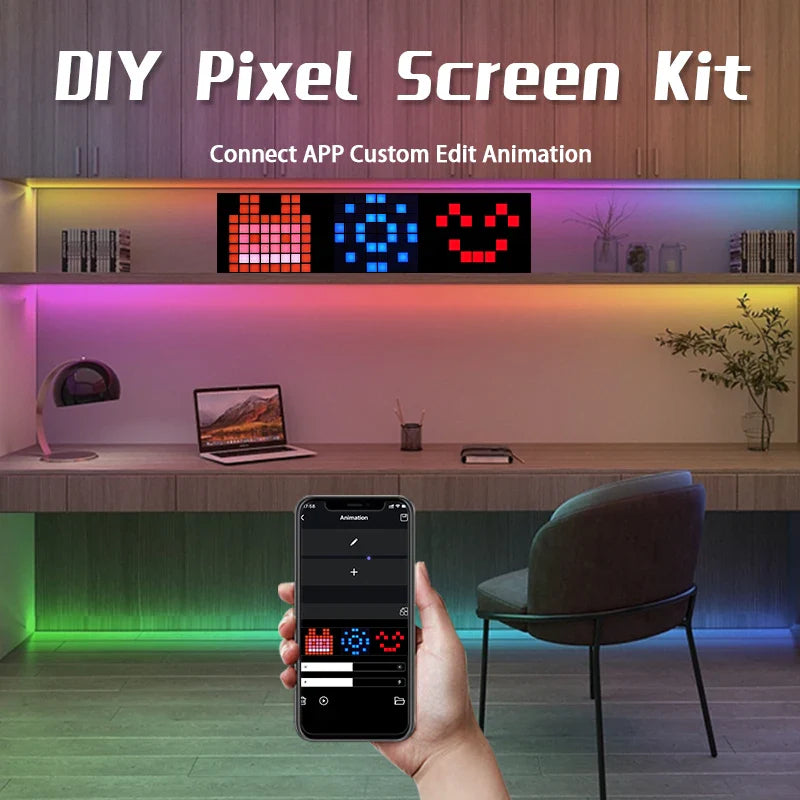 Pixel Art LED Home Decor Smart Display