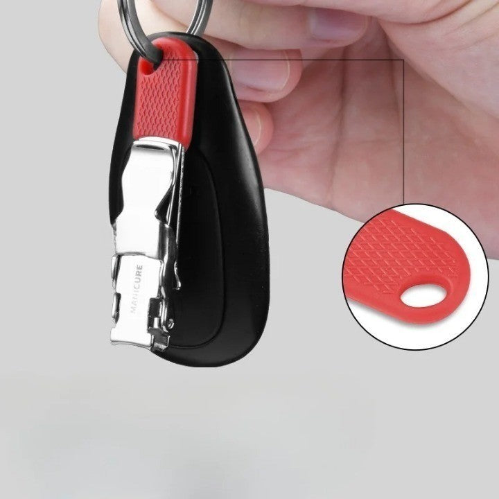 Compact Keychain Precision Cut Nail Clipper