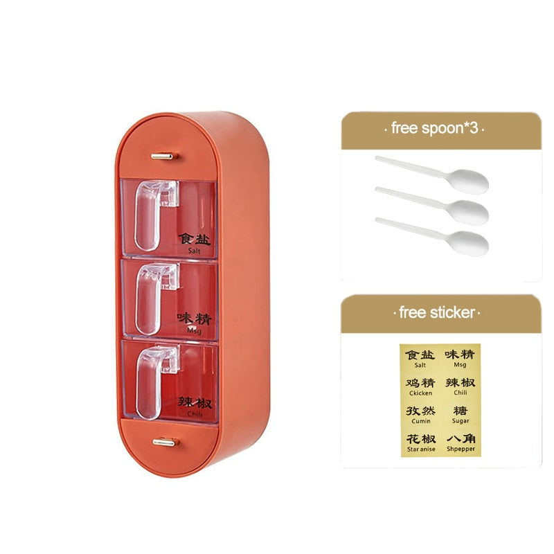 Kitchen Organizer Wall-Mounted Seasoning Station - Image 6