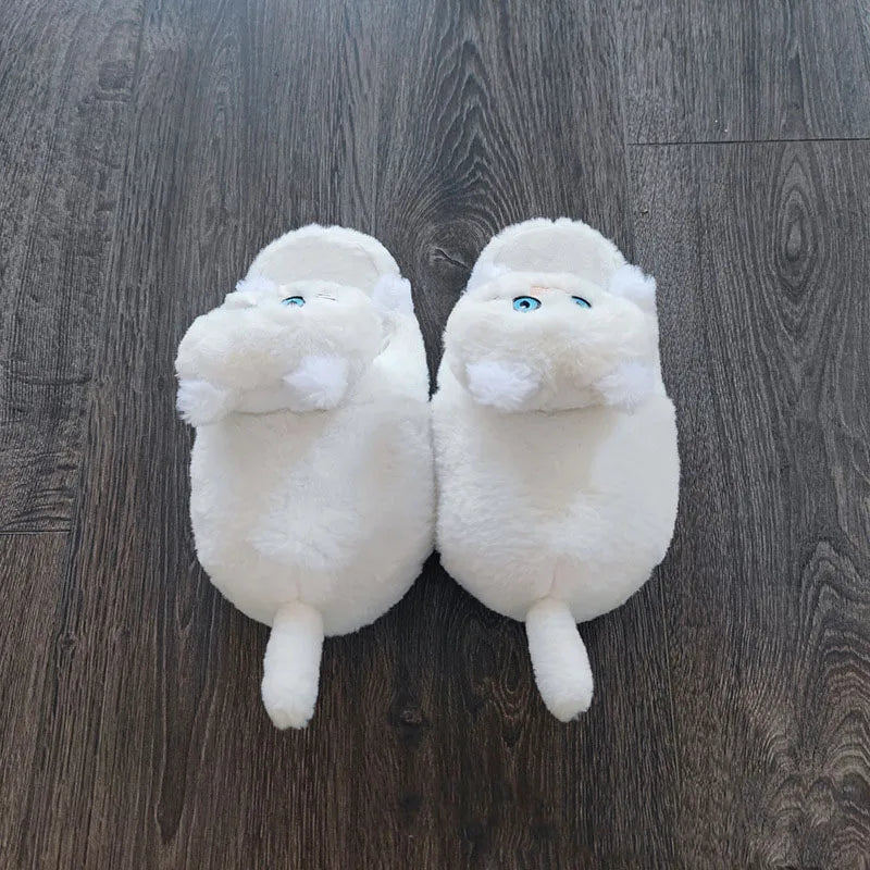 Cuddle Cat Plush Slippers
