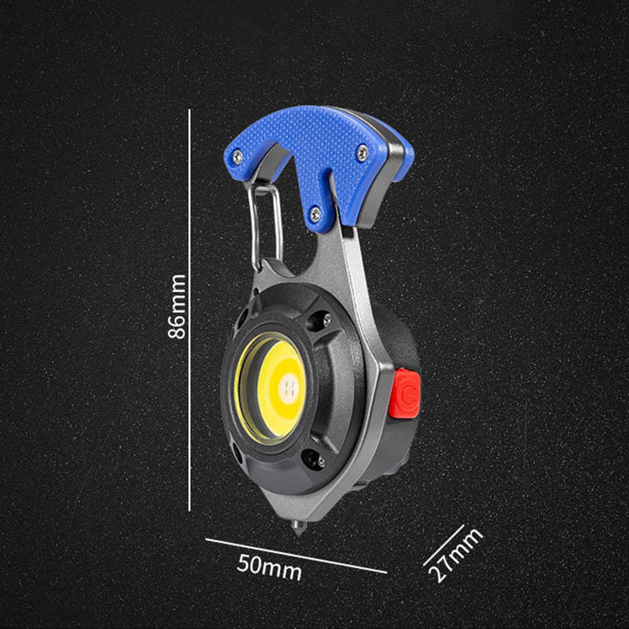 7in1 Pocket Lamp Survival Camping Keychain - Image 7