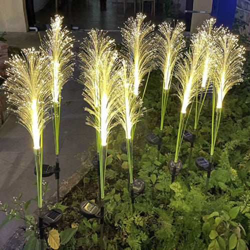 Solar Reed Waterproof Fiber Patio Lights - Image 0