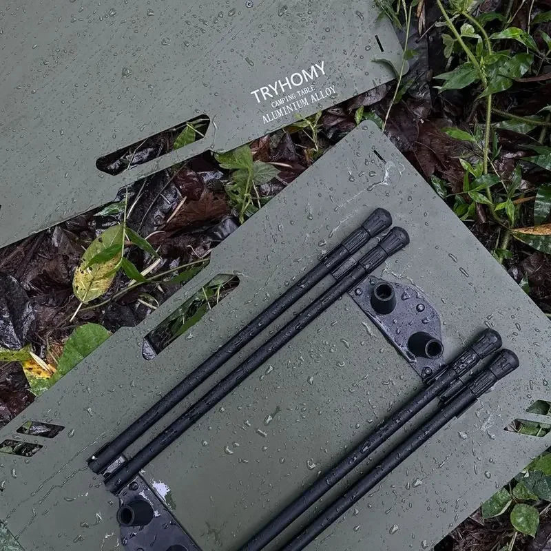 Lightweight Outdoor Tactical Aluminum Camping Table - Image 2