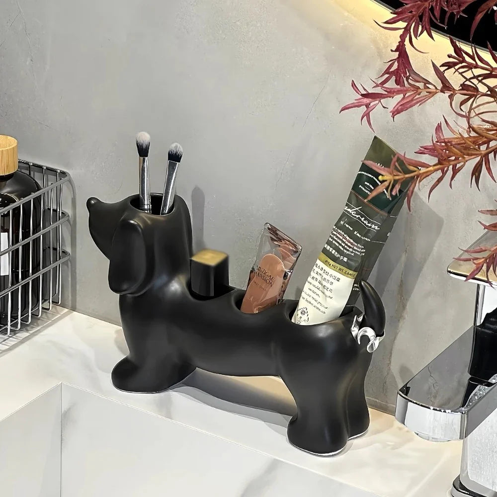 Sausage Dog Multi-Purpose Bathroom Organizer - Image 3