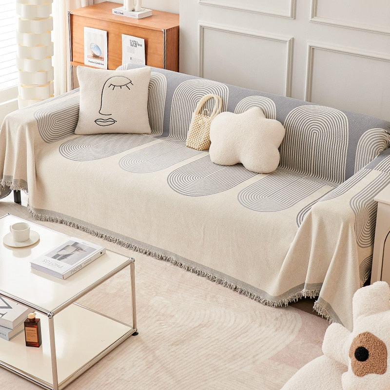 Nordic Dreams Simple Sofa Blanket - Image 4