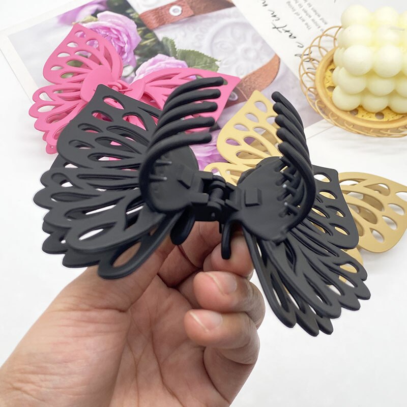 Oversized Butterfly Hair Claws