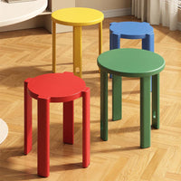 Stackable Rainbow Wooden Chair Table - Image 3