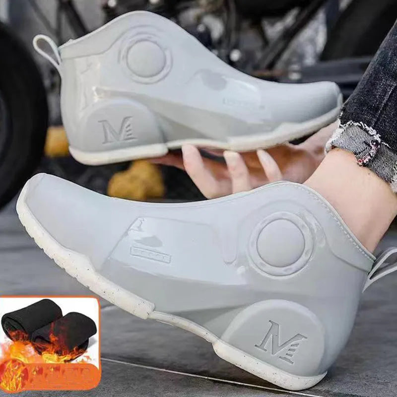 Cyberpunk Anti-Slip Rubber Rain Boots - Image 10