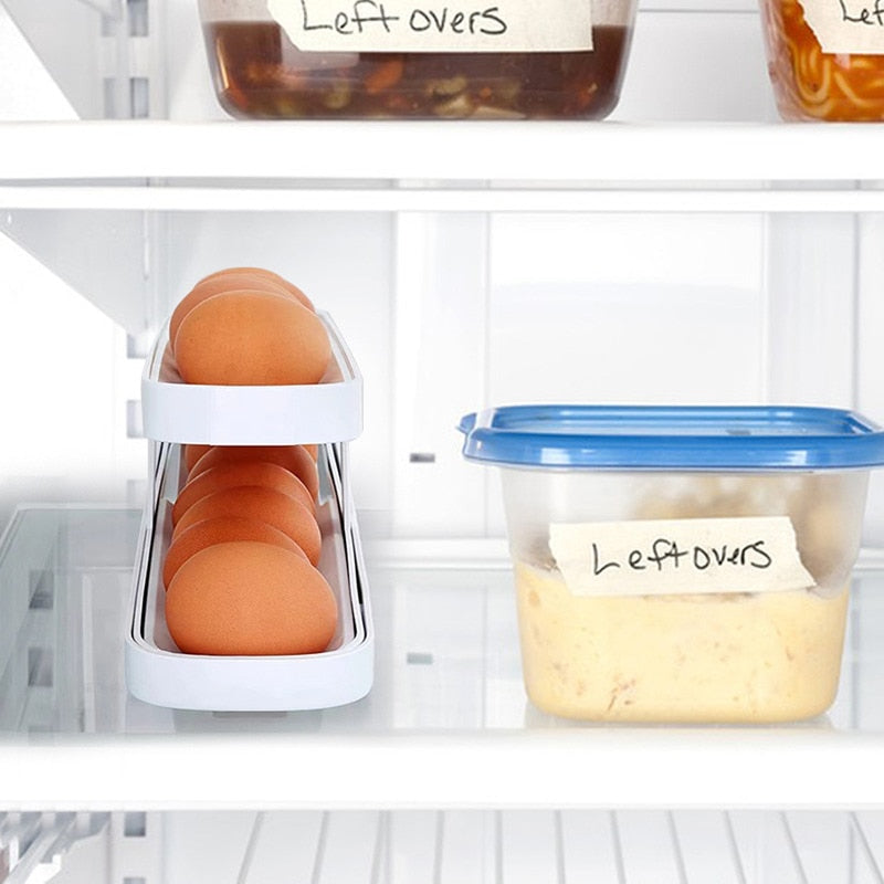 Automatic Egg Rolling Holder Organizer Rack - Image 5