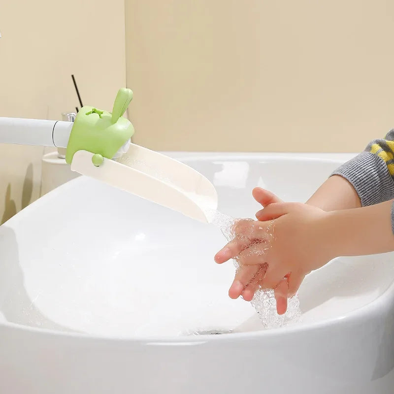 Adorable Bunny Sink Kids Faucet Handle Extender - Image 1