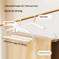 Fold Away Extendable Laundry Hanger Rack - Image 2