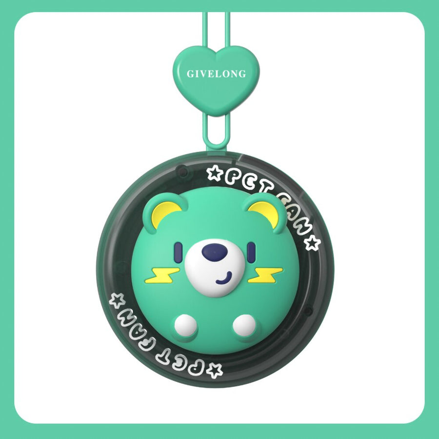 Cartoon Animal Mini Kids Neck Fan - Image 8