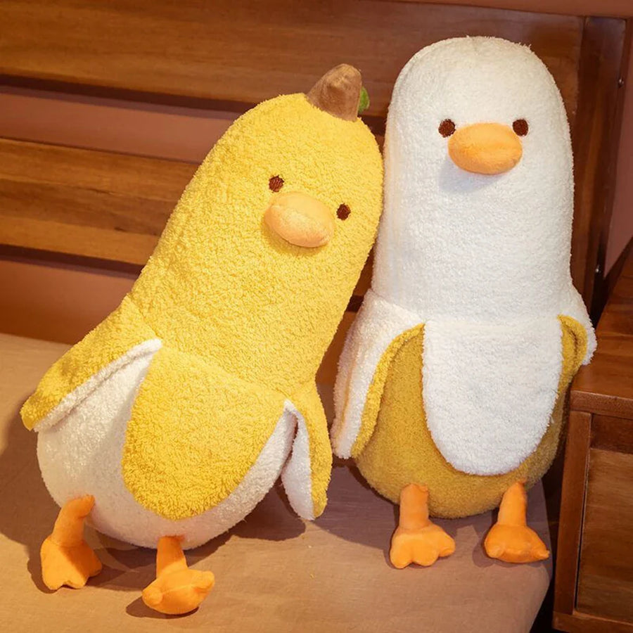 Banana Duck Plush Toy Pillow - Image 4