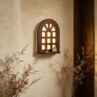 Warm Glow Arch Window Shelf Lamp - Image 4