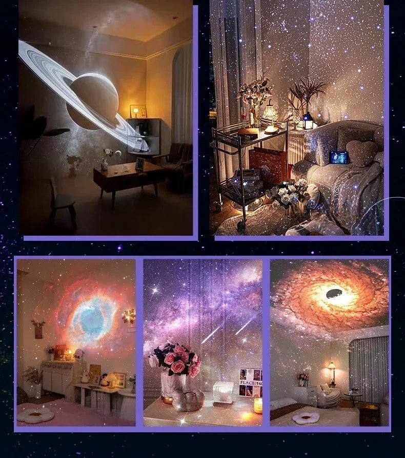 12in1 Shiny Star Meteor Bluetooth Night Projector - Image 6