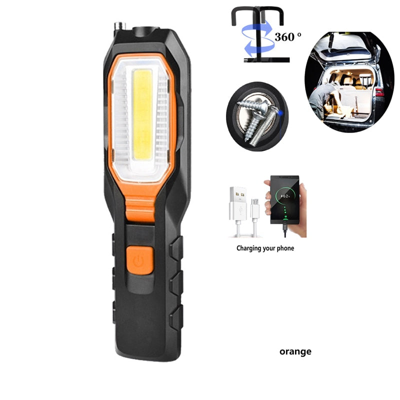 Rechargeable Camping LED Power Bank Flashlight - Image 7