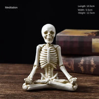 Yoga Master Skeleton Figurine - Image 8
