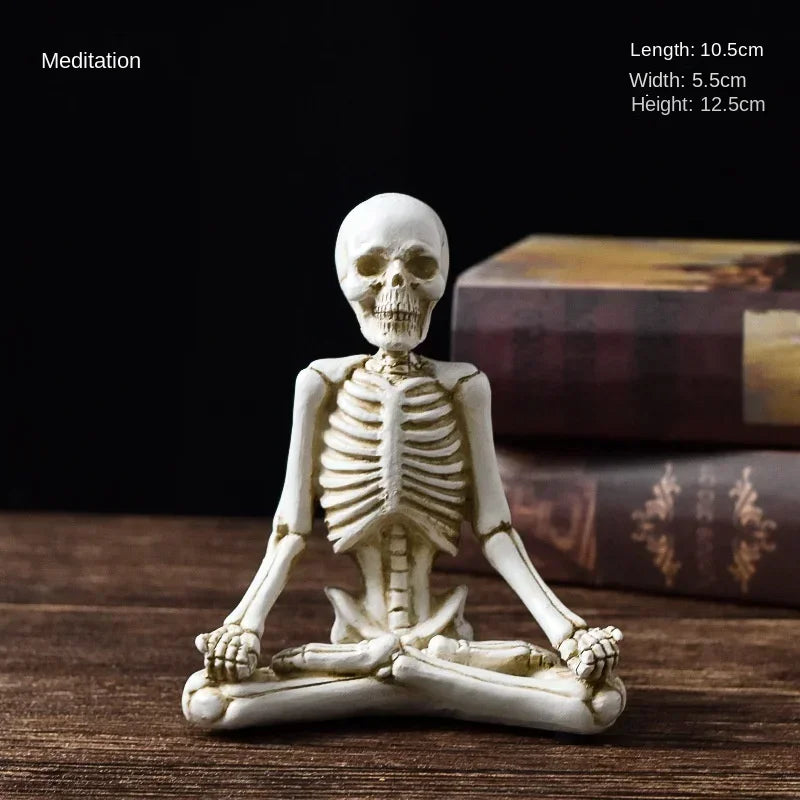 Yoga Master Skeleton Figurine - Image 8