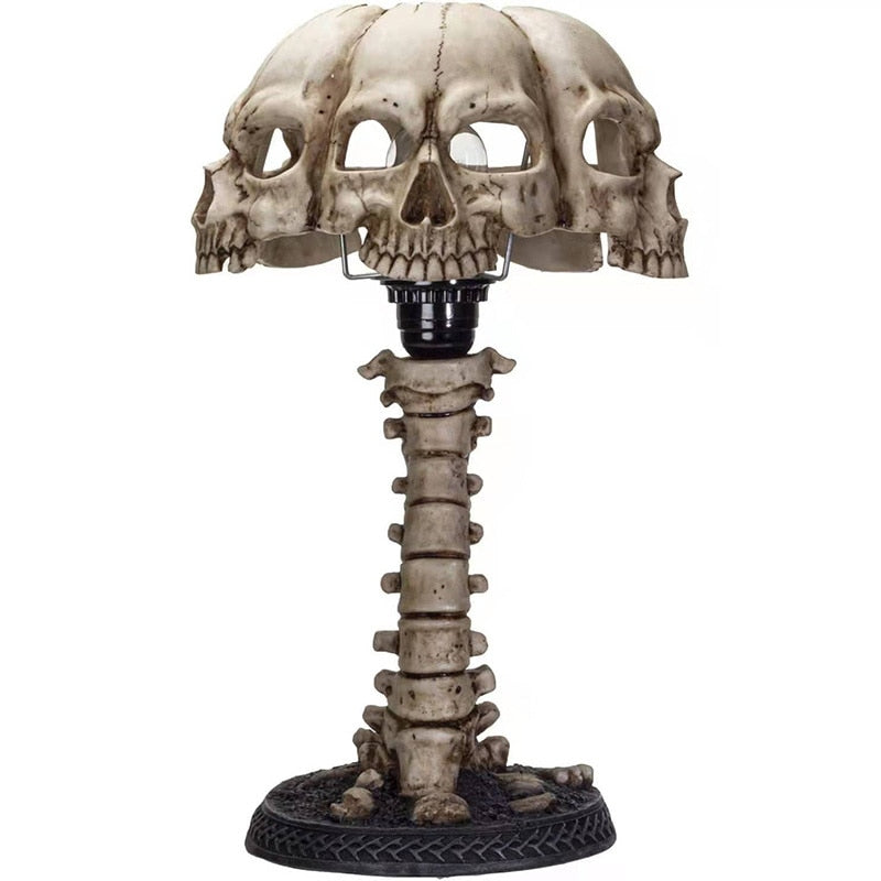 Skeleton Skull Table Lamp