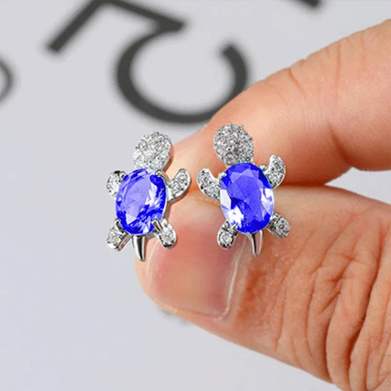 Ocean Turtle Lucky Necklace Earring Set - Image 2